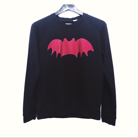 ZOE KARSSEN Bat Sweatshirt in Moonless Night - Picture 3 of 8